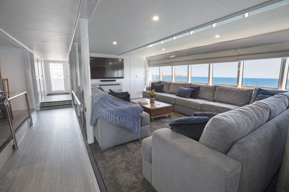 Lounge on the MV Great Escape
