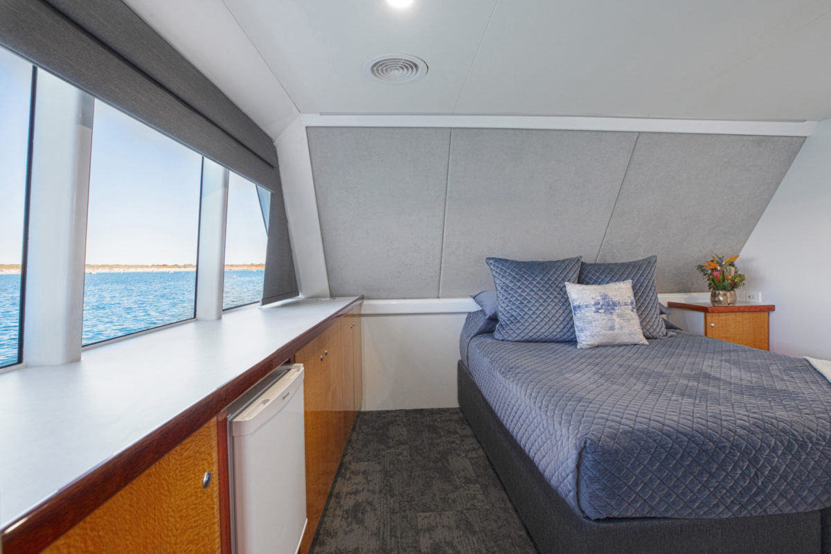Bedroom suite on the MV Great Escape