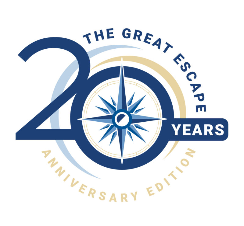 Logo for Great Escape Celebrates 20 Years