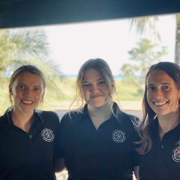 3 women part of the Great Escape Crew